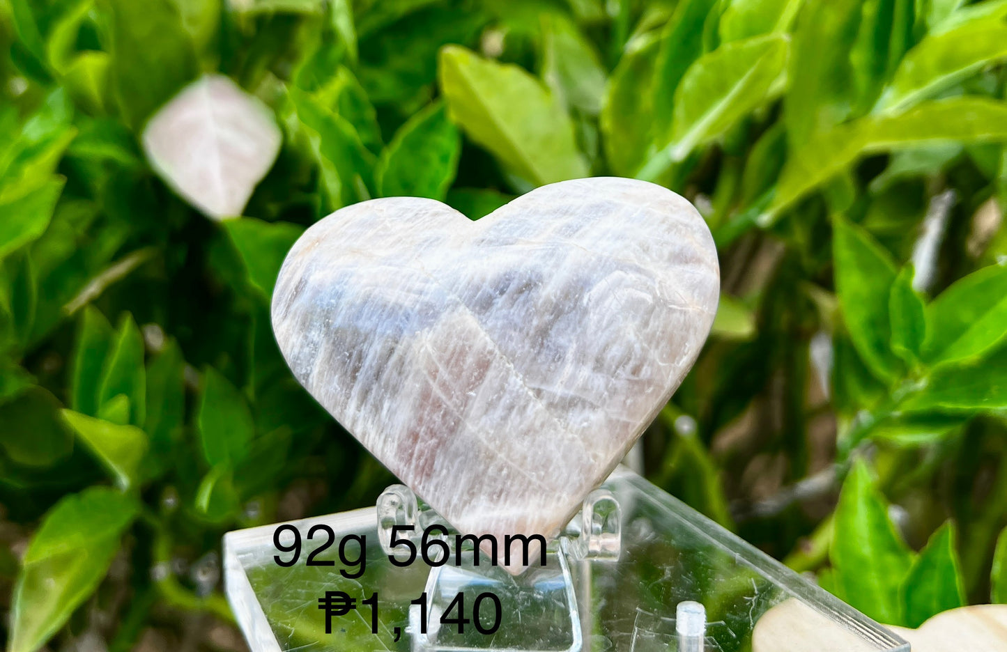 Blue Moonstone Heart