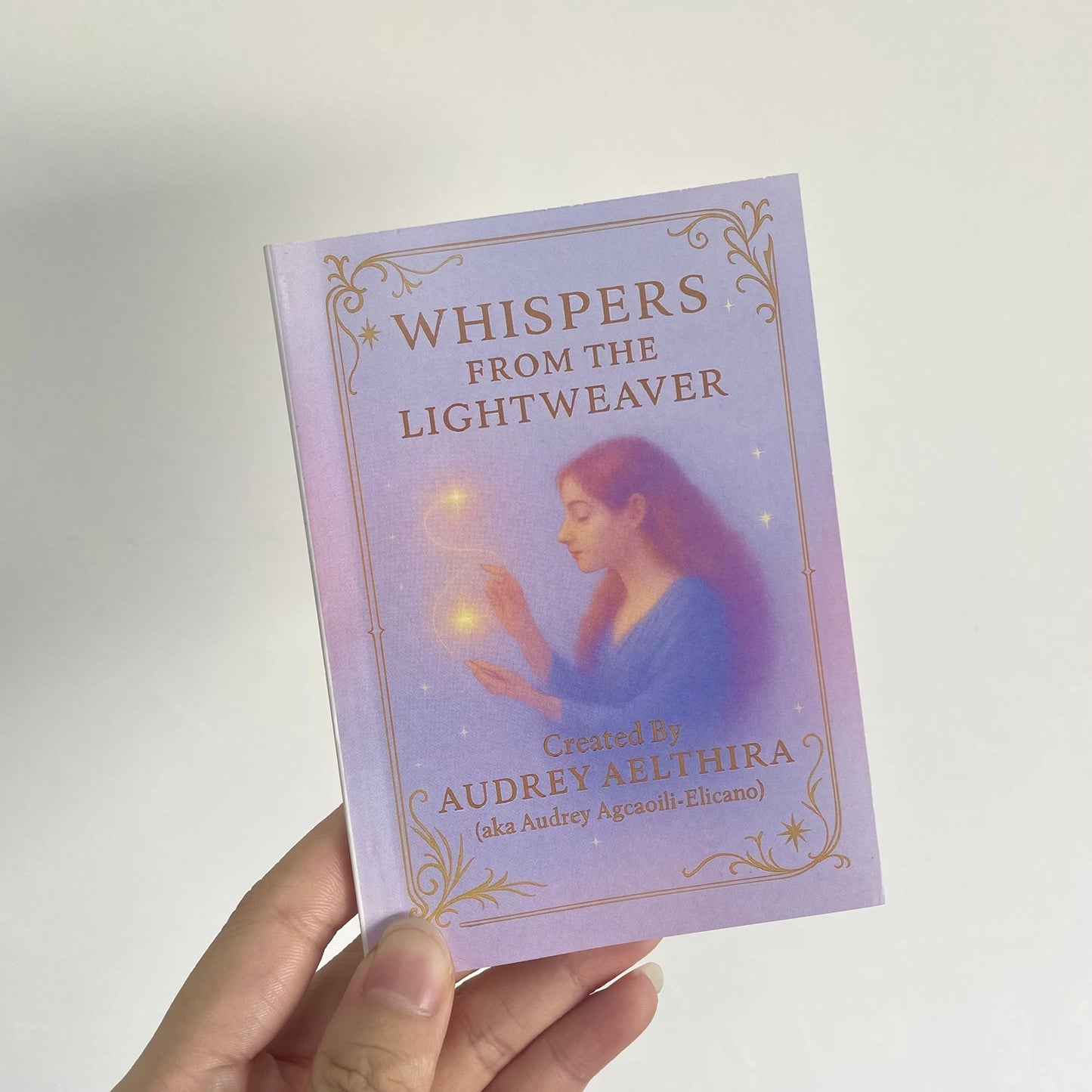 Whispers from the Lightweaver, An Oracle Card Deck by Audrey Aelthira (Pre-Order) with FREE Crystal Wish Tree Bottle