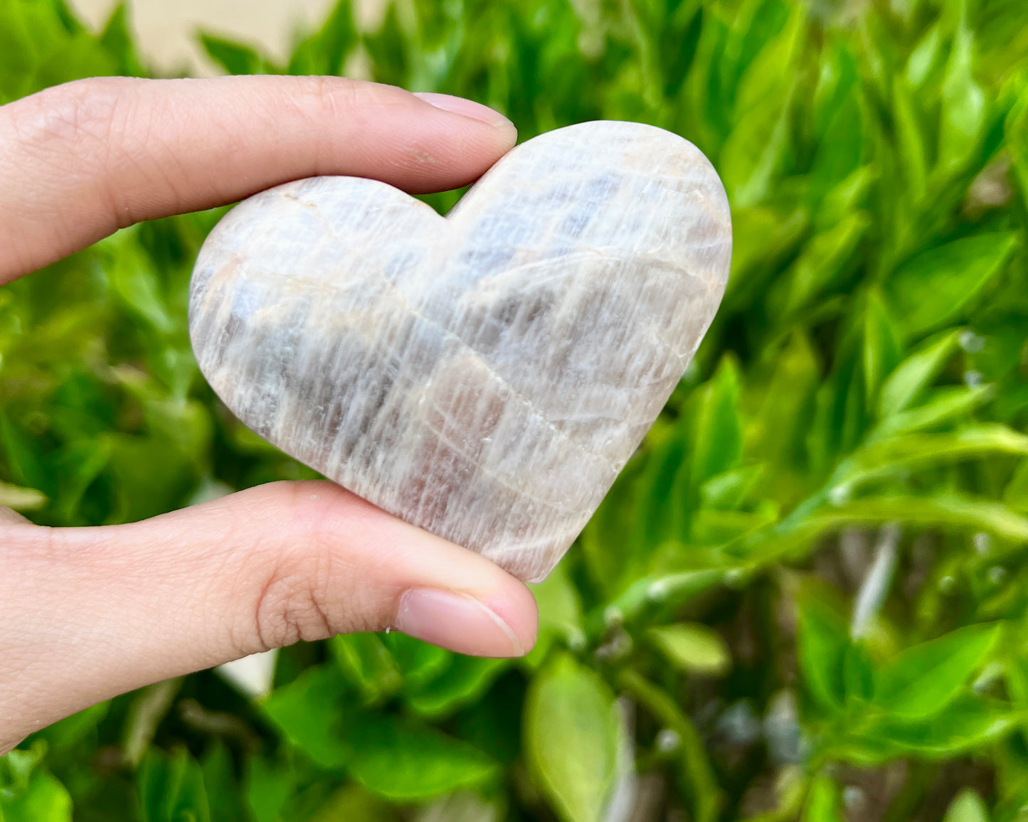Blue Moonstone Heart