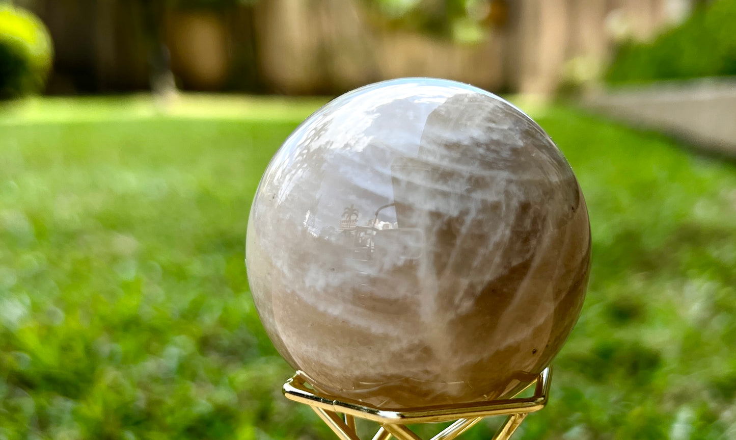 Blue Moonstone Sphere