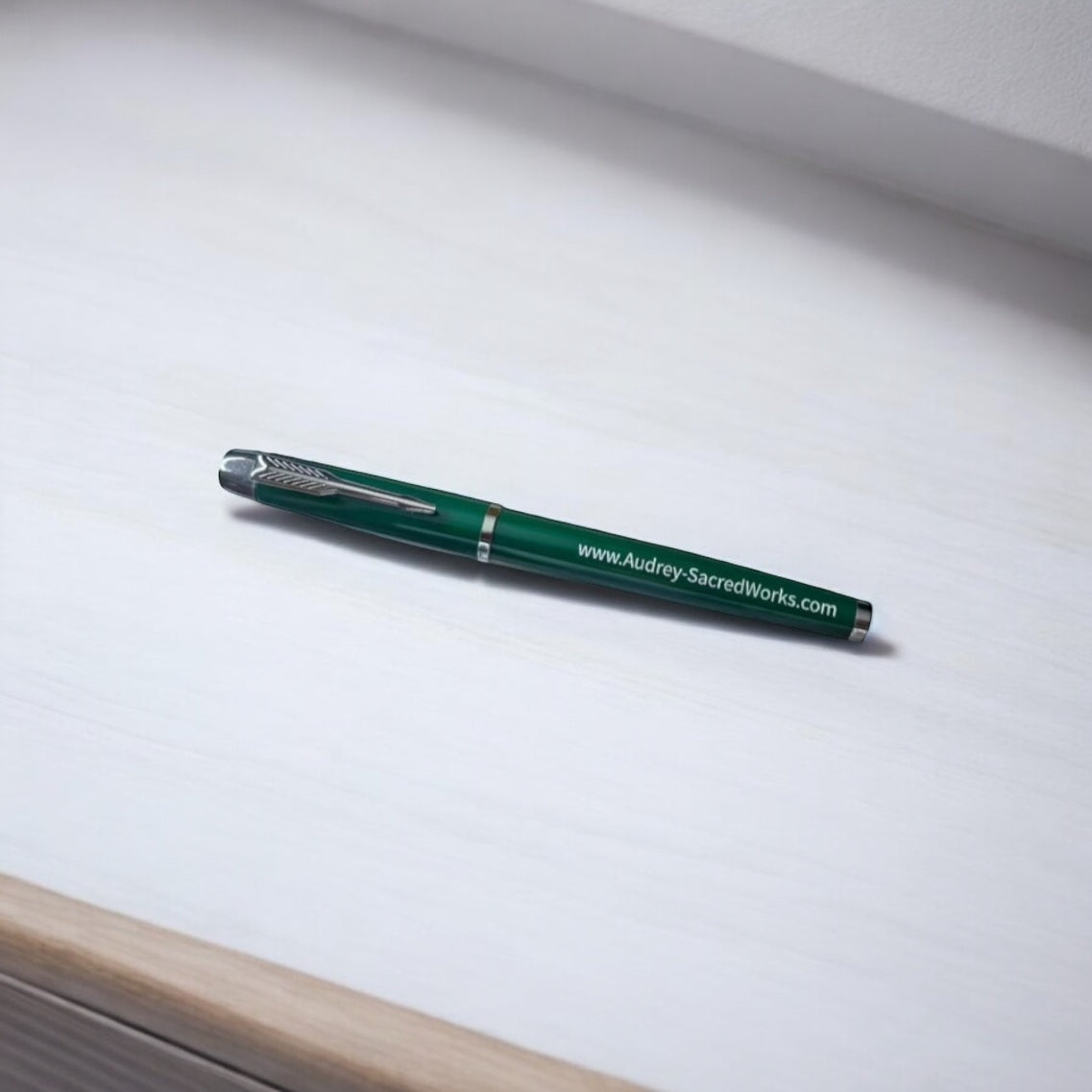Audrey’s Lucky Pen (Encoded & Attuned) Black Ink Roller Ball