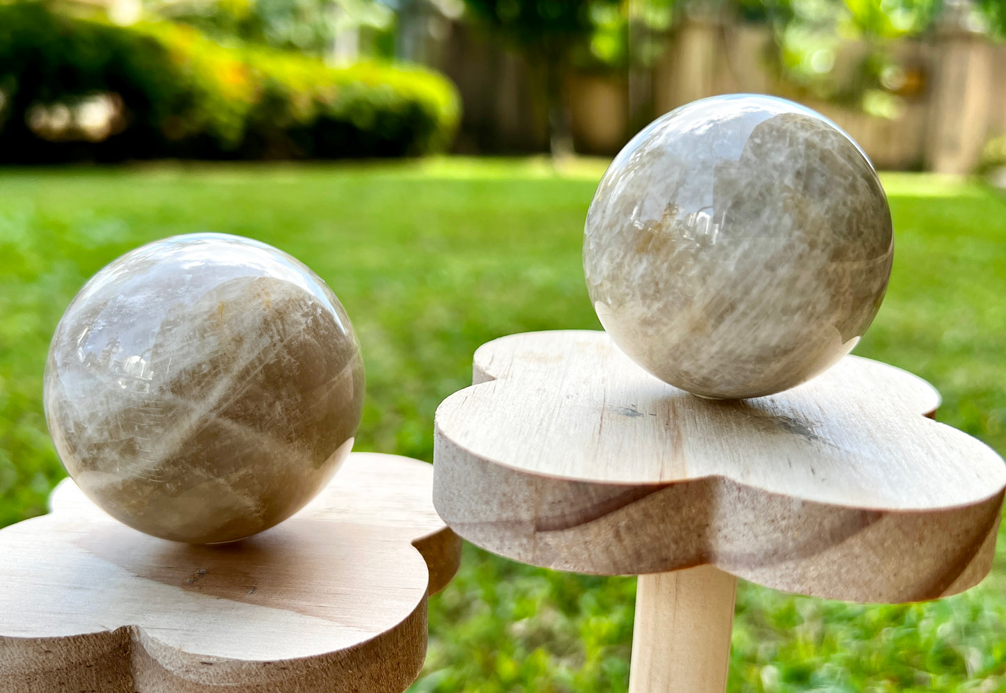Blue Moonstone Sphere