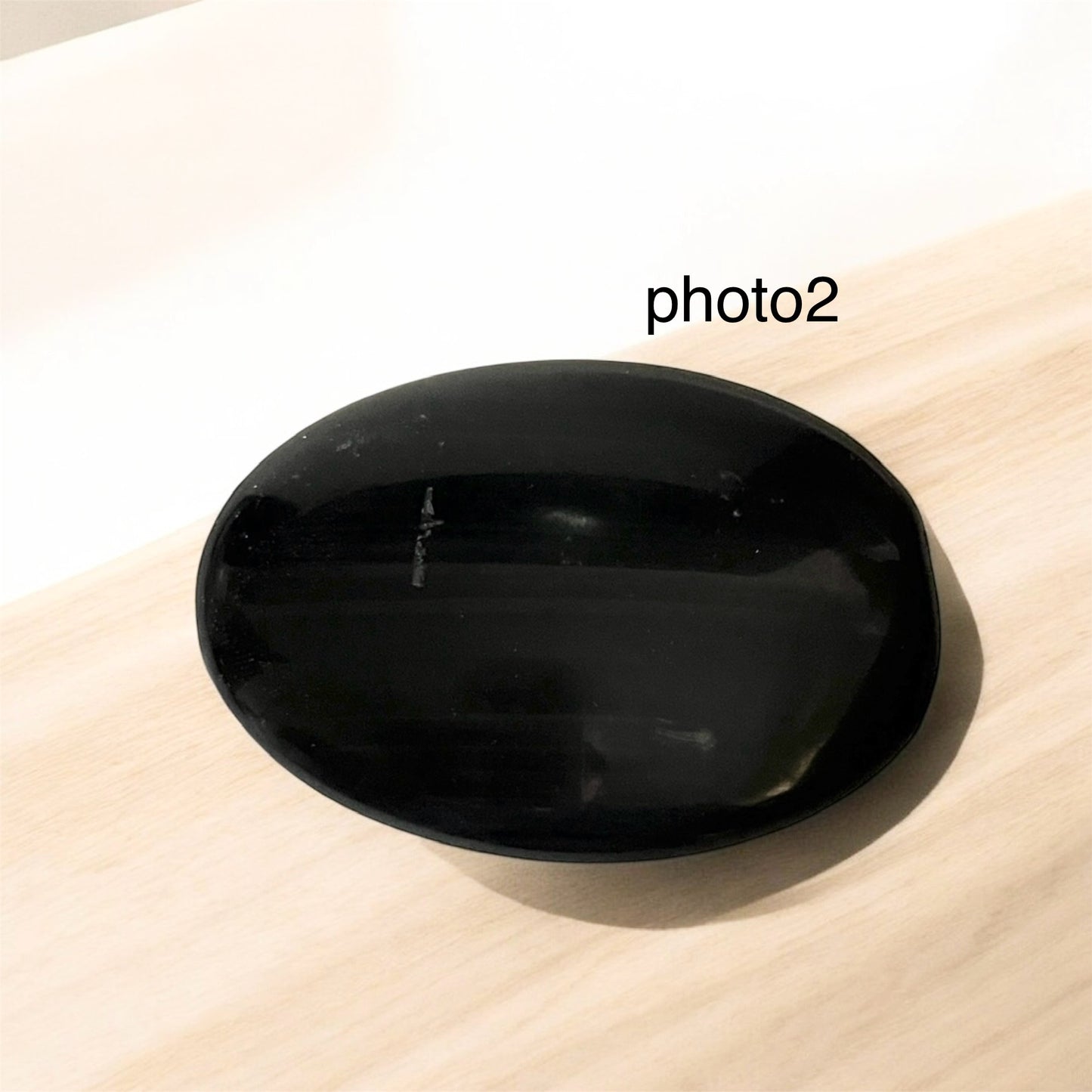 Ice Obsidian Palmstone