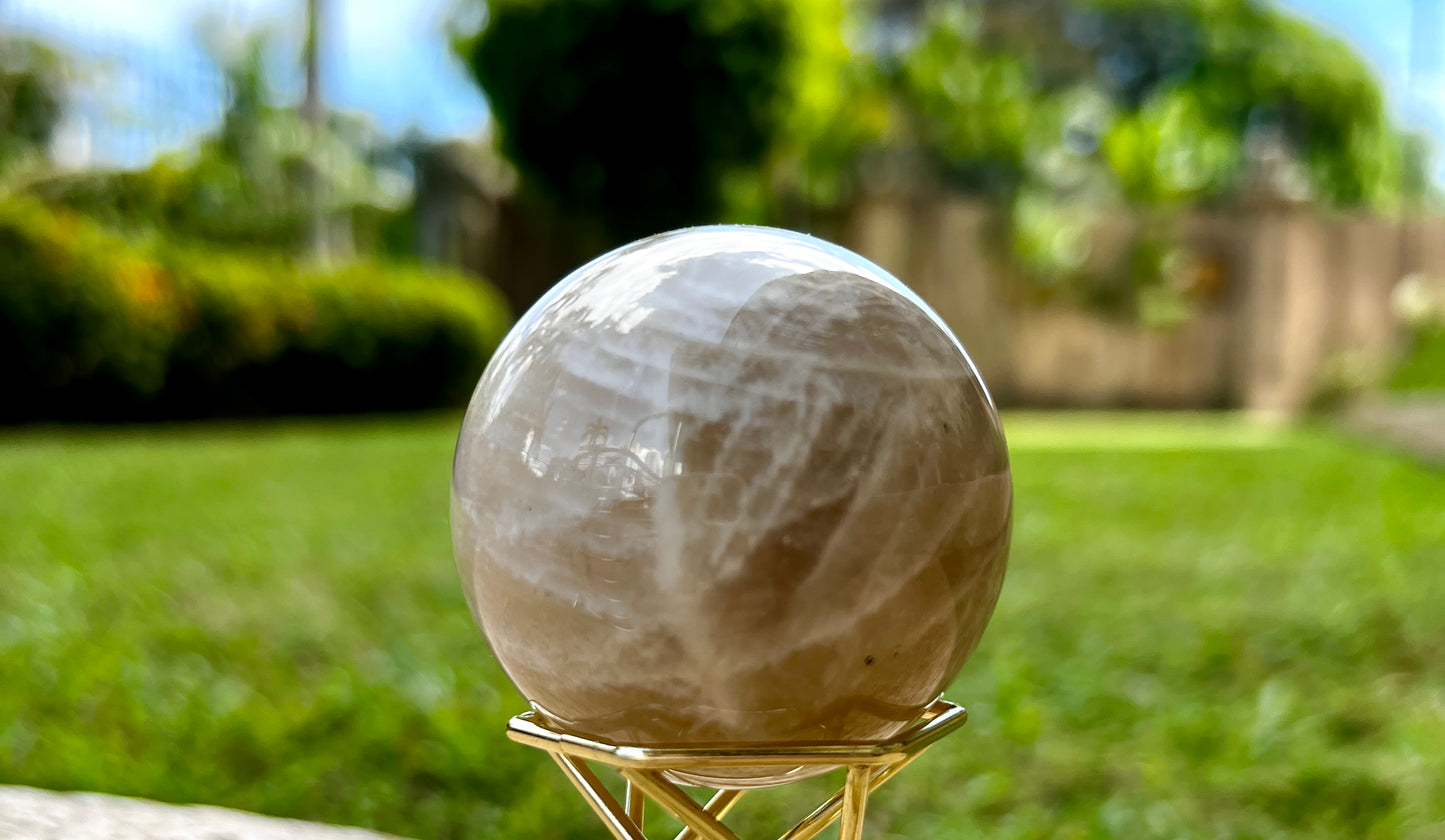 Blue Moonstone Sphere
