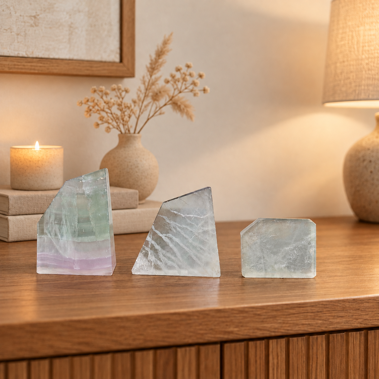 Premium Light Fluorite Slabs (Brazil)