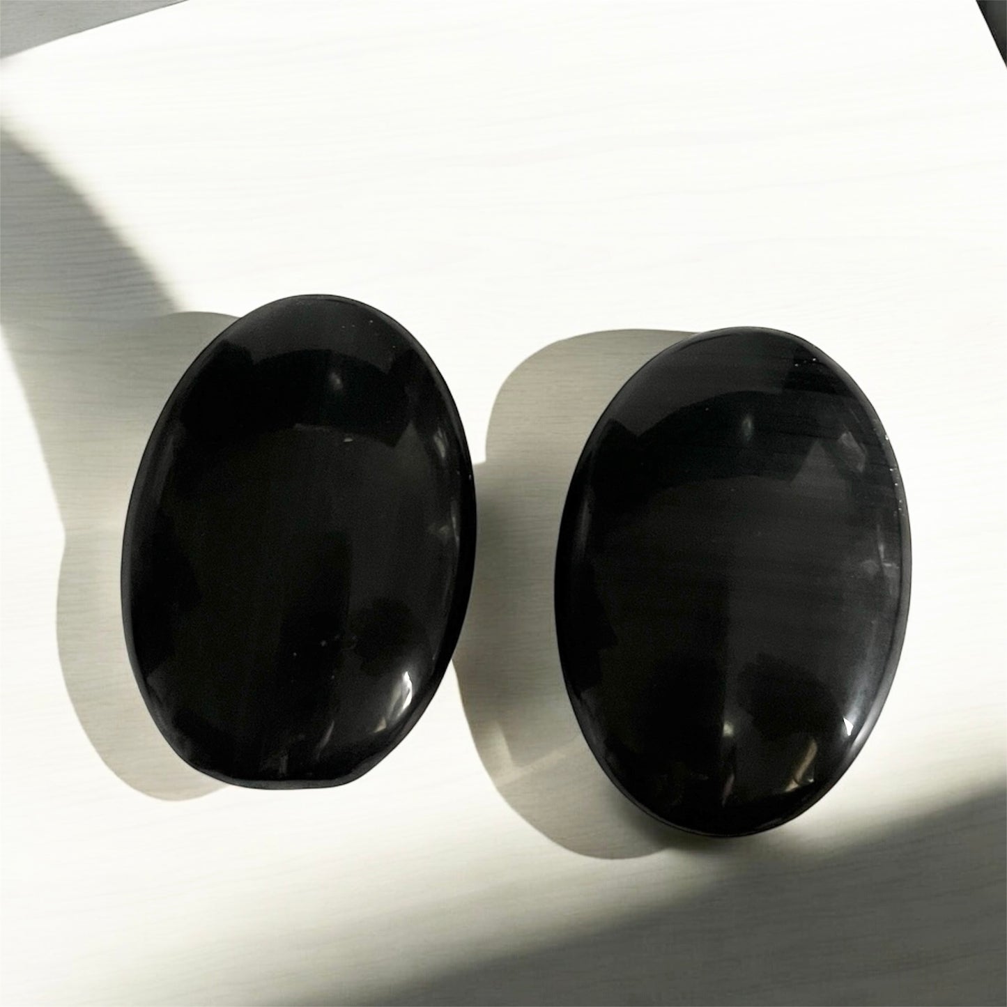 Ice Obsidian Palmstone