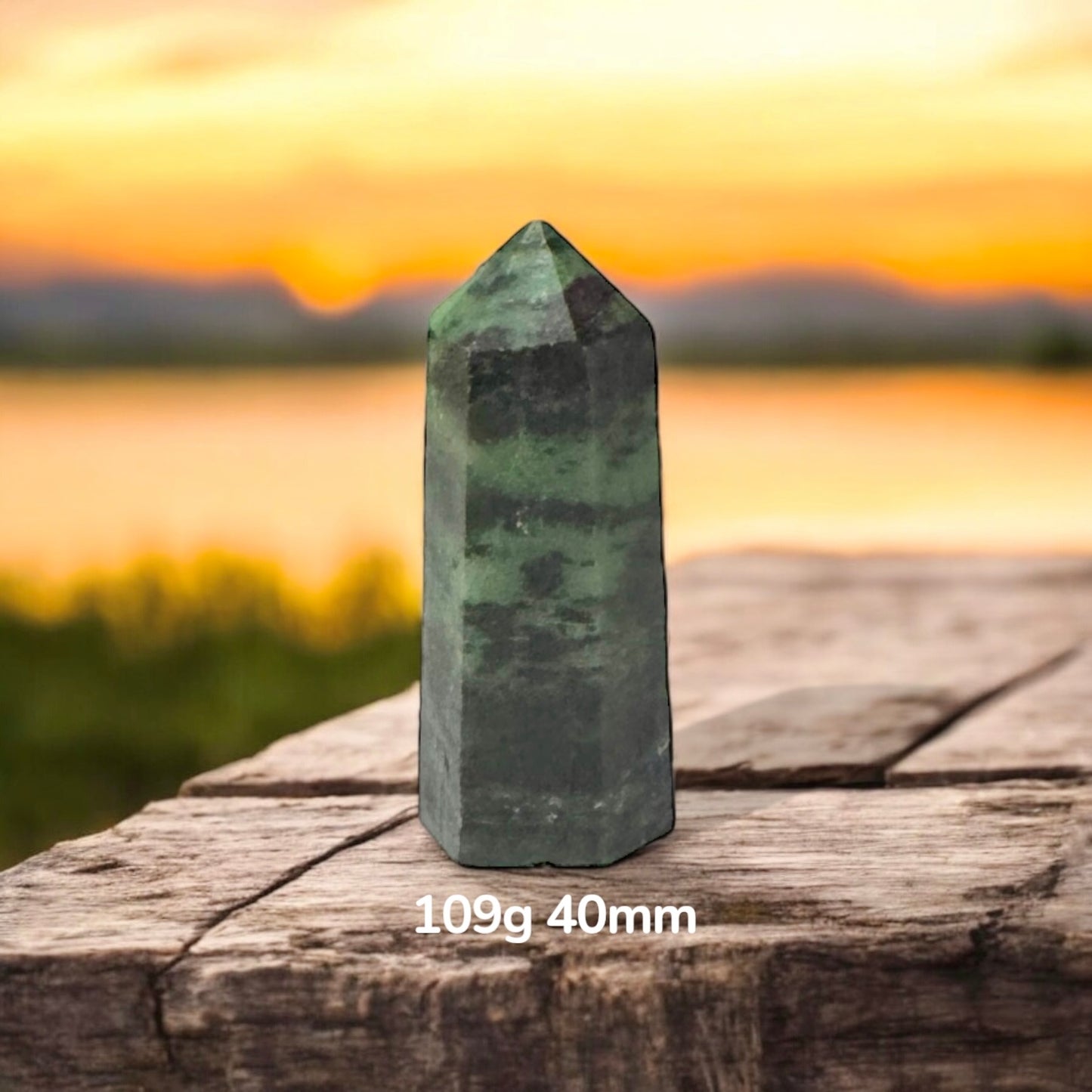 Ruby Zoisite Tower Points (Tanzania)