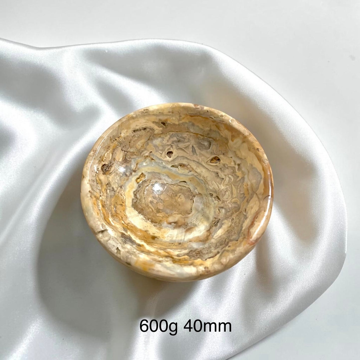 Crazy Lace Agate Crystal Bowl