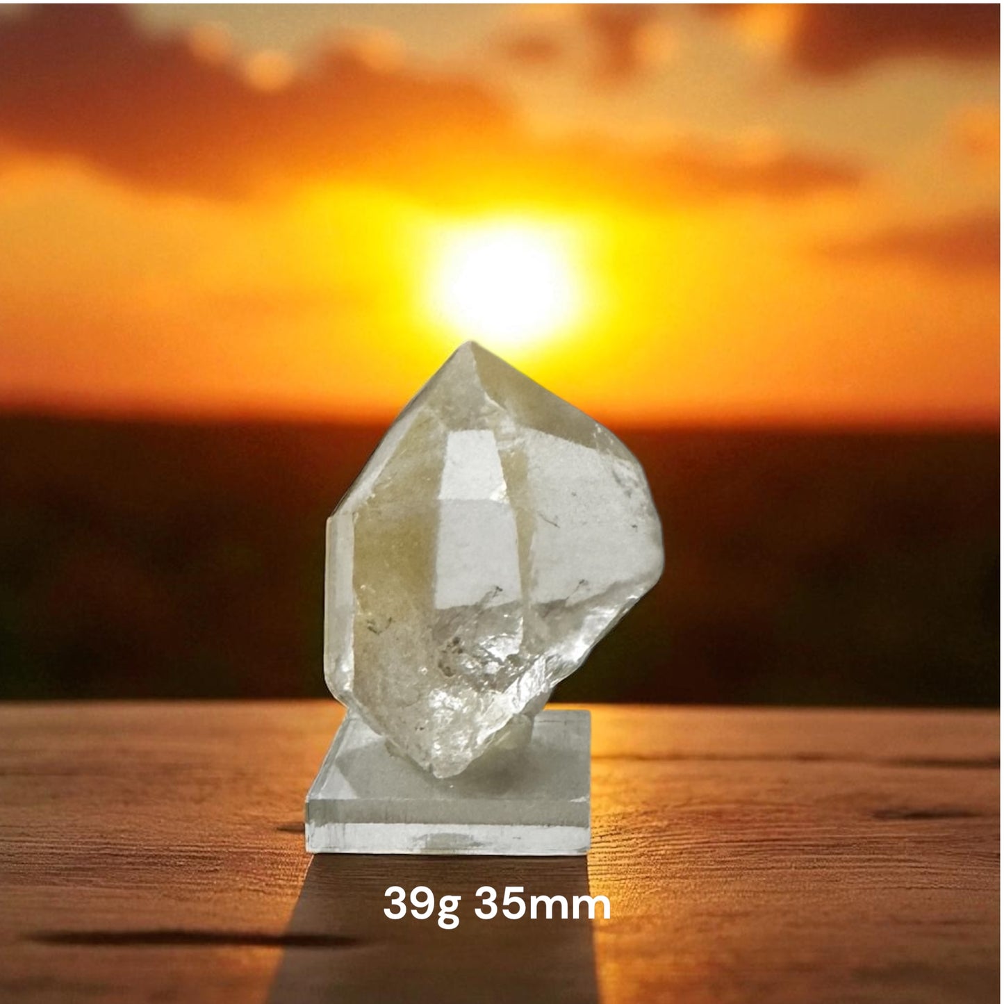 Golden Quartz Lemurian (Brazil) - RARE