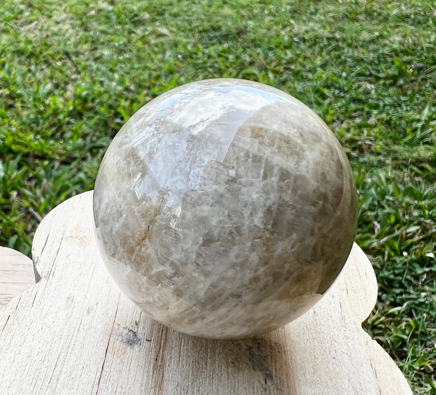 Blue Moonstone Sphere
