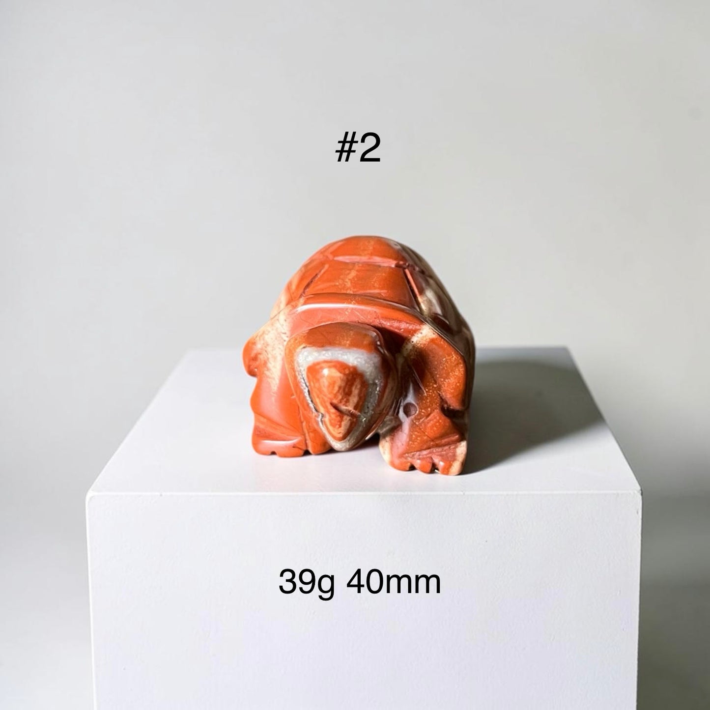 Red Jasper Lucky Turtle
