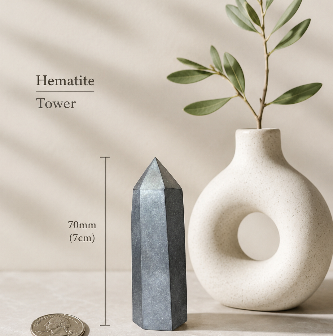 Hematite Mini Tower Point