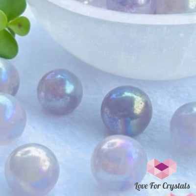 Angel Aura Amethyst Mini Spheres 13Mm Sphere