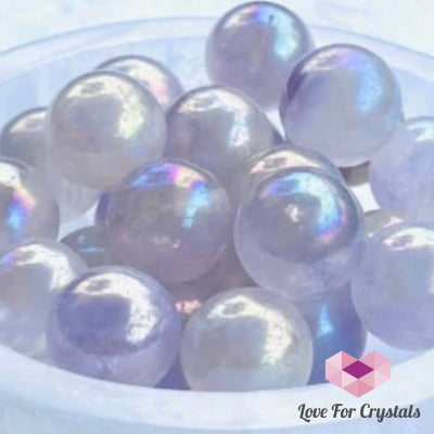 Angel Aura Amethyst Mini Spheres 12Mm Sphere