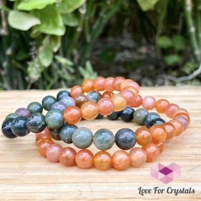 Vitality And Motivation Bracelet (Fire Agate & Bloodstone) Enhancement Series
