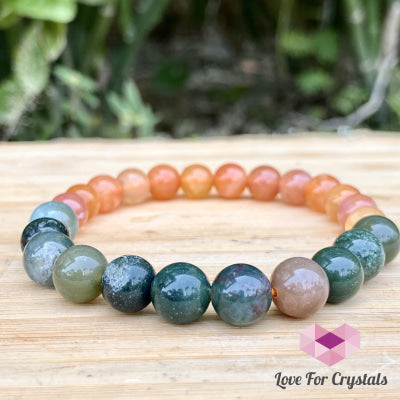 Vitality And Motivation Bracelet (Fire Agate & Bloodstone) Enhancement Series