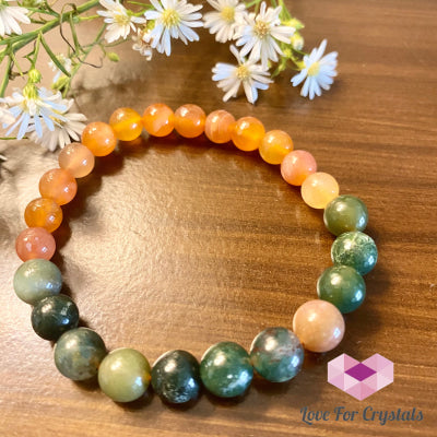 Aries Zodiac Remedy Bracelet (Fire Agate & Bloodstone) Enhancement Series