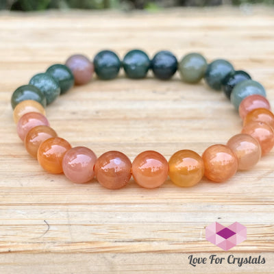 Vitality And Motivation Bracelet (Fire Agate & Bloodstone) Enhancement Series