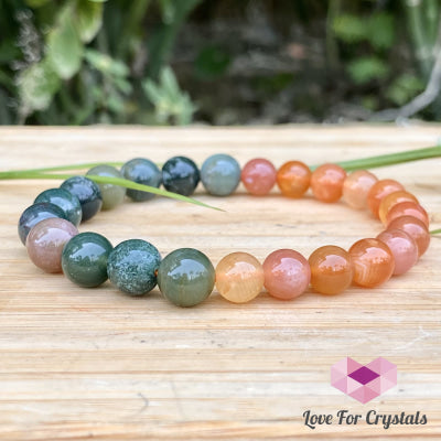 Vitality And Motivation Bracelet (Fire Agate & Bloodstone) Enhancement Series
