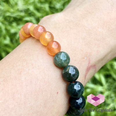 Vitality And Motivation Bracelet (Fire Agate & Bloodstone) Enhancement Series