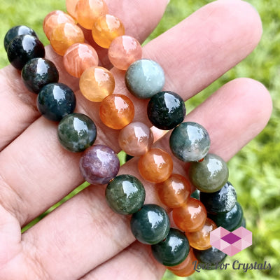 Vitality And Motivation Bracelet (Fire Agate & Bloodstone) Enhancement Series 6.5 (Large)