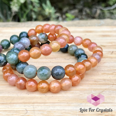 Vitality And Motivation Bracelet (Fire Agate & Bloodstone) Enhancement Series