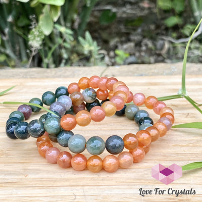 Vitality And Motivation Bracelet (Fire Agate & Bloodstone) Enhancement Series