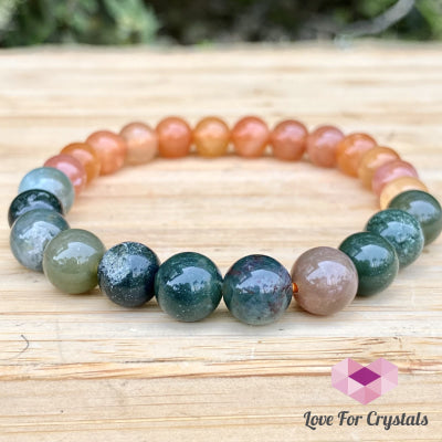 Vitality And Motivation Bracelet (Fire Agate & Bloodstone) Enhancement Series