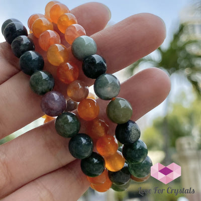 Vitality And Motivation Bracelet (Fire Agate & Bloodstone) Enhancement Series