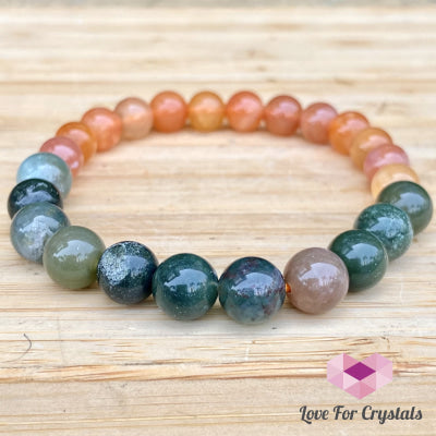 Vitality And Motivation Bracelet (Fire Agate & Bloodstone) Enhancement Series