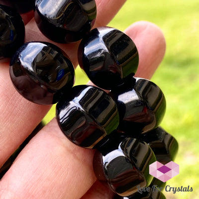 Black Onyx 10Mm Faceted Bracelet