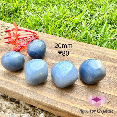 Blue Aventurine Tumbled Quartz Crystal (Brazil)