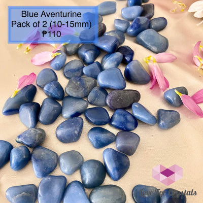 Blue Aventurine Tumbled Quartz Crystal (Brazil)
