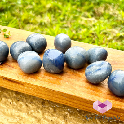 Blue Aventurine Tumbled Quartz Crystal (Brazil)