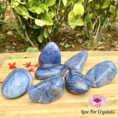 Blue Aventurine Tumbled Quartz Crystal (Brazil)