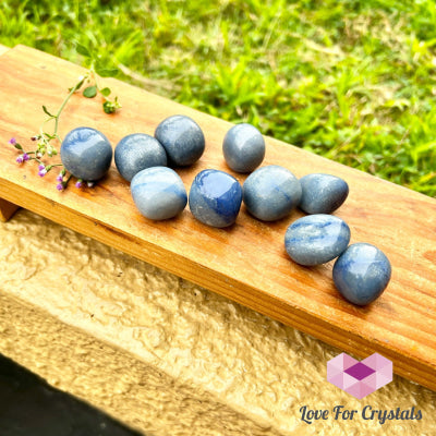 Blue Aventurine Tumbled Quartz Crystal (Brazil)
