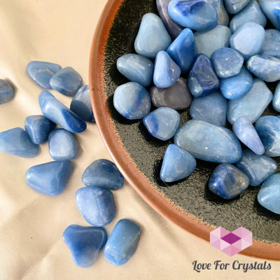 Blue Aventurine Tumbled Quartz Crystal (Brazil)
