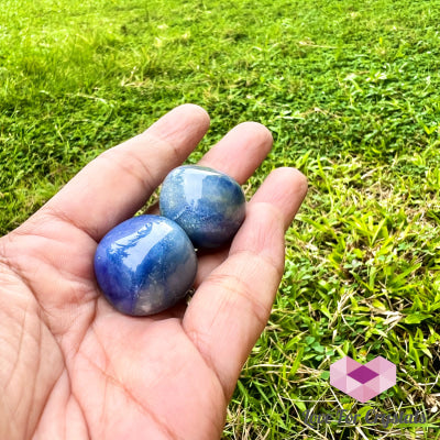 Blue Aventurine Tumbled Quartz Crystal (Brazil)