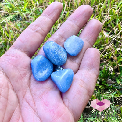 Blue Aventurine Tumbled Quartz Crystal (Brazil)
