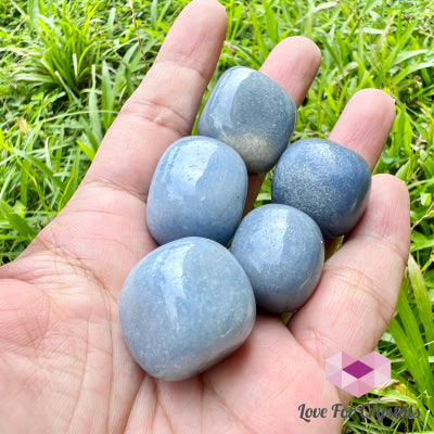 Blue Aventurine Tumbled Quartz Crystal (Brazil)