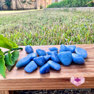 Blue Aventurine Tumbled Quartz Crystal (Brazil)