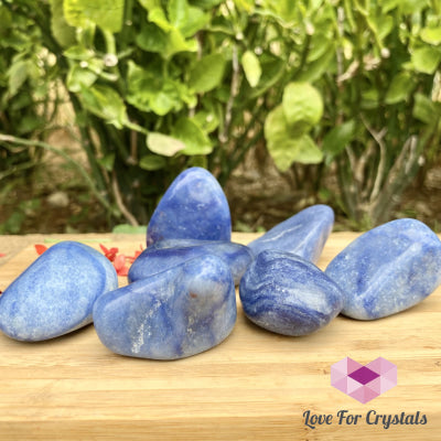 Blue Aventurine Tumbled Quartz Crystal (Brazil)