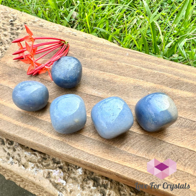 Blue Aventurine Tumbled Quartz Crystal (Brazil)