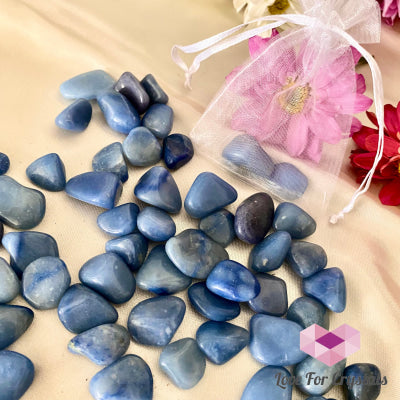 Blue Aventurine Tumbled Quartz Crystal (Brazil)