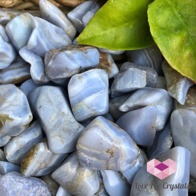 Blue Lace Agate Tumbed (South Africa) Tumbled