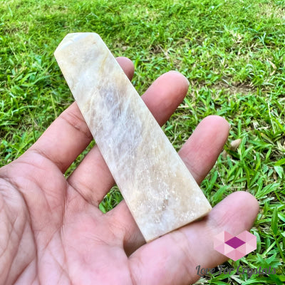Blue Moonstone Obelisk Tower Crystal Points