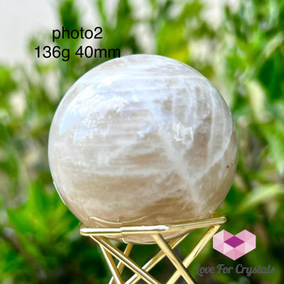 Blue Moonstone Sphere photo2 Sphere