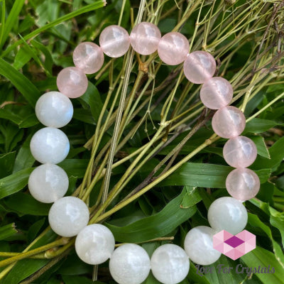 Cancer Zodiac Remedy Bracelet (Moonstone & Rose Quartz)