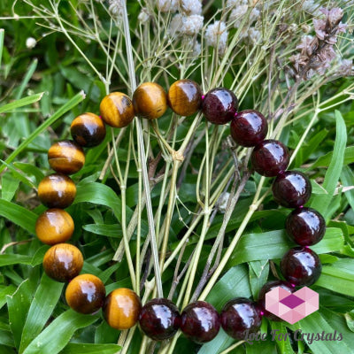Capricorn Zodiac Remedy Bracelet (Tigers Eye & Garnet)