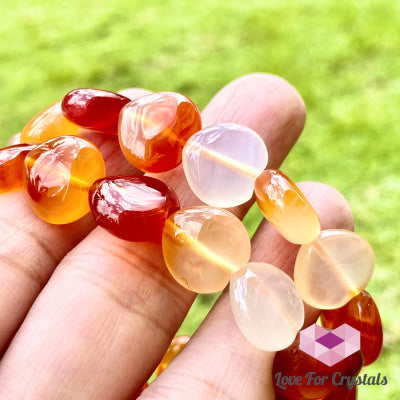 Carnelian Hearts Gemstone Energy Bracelet (10Mm)